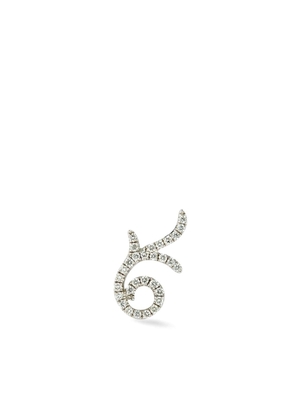 Lark & Berry 18kt white gold Floral Nocturnal diamond earrings - Silver