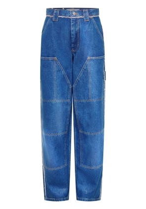 Dion Lee laminated carpenter jeans - Blue