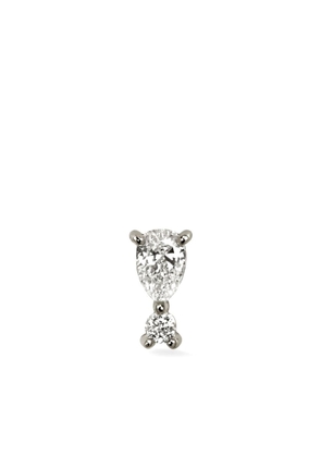 Lark & Berry 14kt white gold Noble diamond stud earring