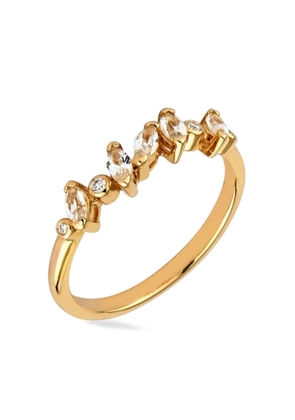 Lark & Berry 14kt yellow gold Veto sapphire and diamond ring