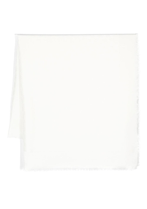 Gucci GG logo jacquard scarf - White