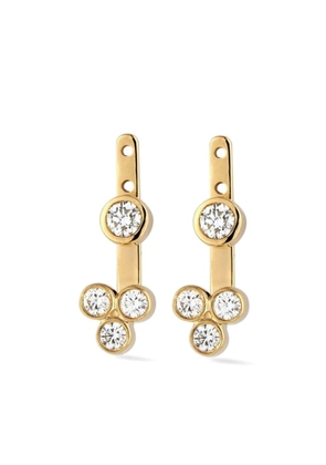 Lark & Berry 14kt yellow gold Trinity diamond earrings