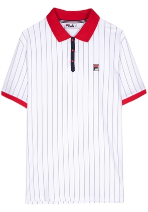 Fila BB1 striped polo shirt - White