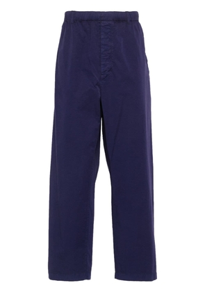 LEMAIRE straight-leg cotton trousers - Blue