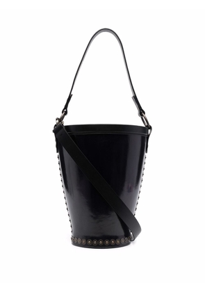 Maison Margiela stud-embellished bucket bag - Black