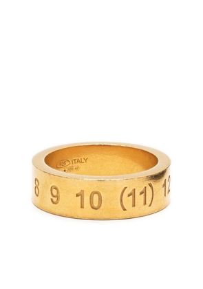 Maison Margiela Numerical engraved ring - Gold