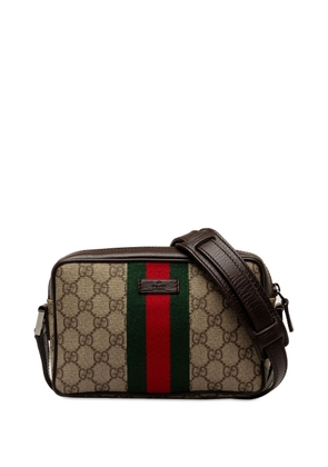 Gucci Pre-Owned 2000-2015 GG Supreme Web crossbody bag - Brown