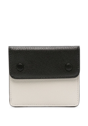 Maison Margiela four-stitch leather card holder - Black