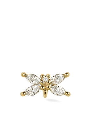 Lark & Berry 14kt yellow gold Butterfly diamond stud earring