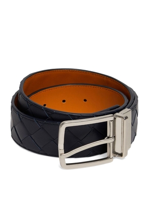 Bottega Veneta Leather Reversible Intrecciato Belt