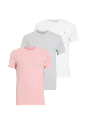 Allsaints Cotton-Blend Tonic T-Shirts (Set Of 3)