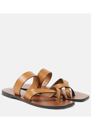 A. Emery Carter leather sandals