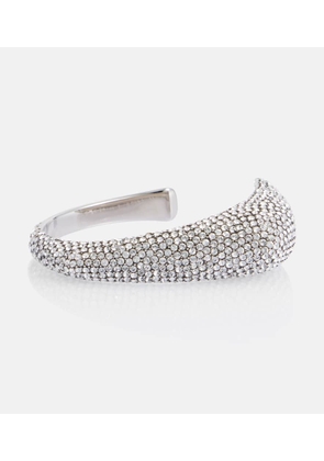 Alexander McQueen Crystal-embellished cuff bracelet