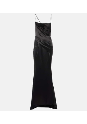 Givenchy Gathered silk satin gown