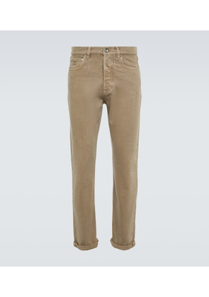 Brunello Cucinelli Mid-rise slim jeans