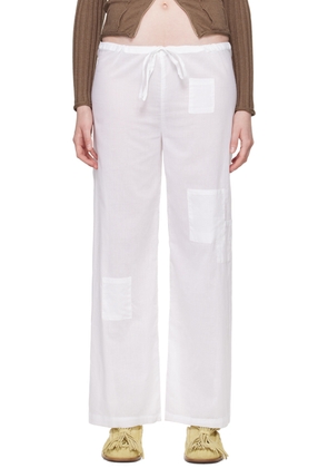 Gimaguas White Pocket Trousers