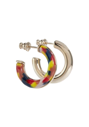 Chloé Jamie lacquered hoop earrings