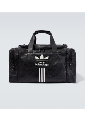 Balenciaga x Adidas leather duffel bag