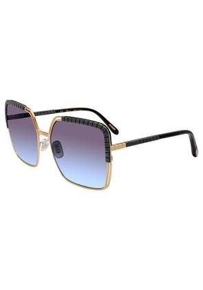 Chopard Blue Gradient Square Ladies Sunglasses SCHC78 0300 60