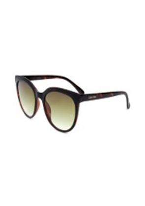 Calvin Klein Light Brown Gradient Oval Ladies Sunglasses CK22552S 240 54