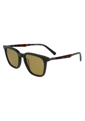 Salvatore Ferragamo Brown Square Mens Sunglasses SF1100S 302 52