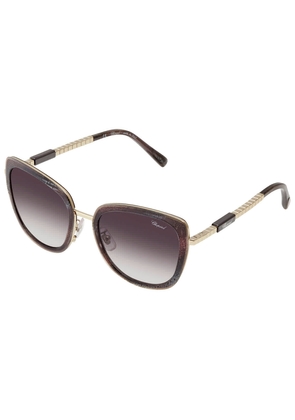 Chopard Grey Gradient Cat Eye Ladies Sunglasses SCHC22 0594 54