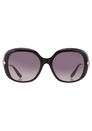 Chopard Smoke Gradient Square Ladies Sunglasses SCH314S 0700 57