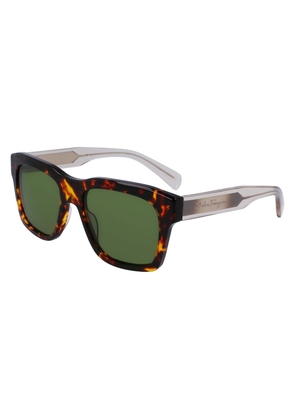 Salvatore Ferragamo Green Square Mens Sunglasses SF1087S 219 56