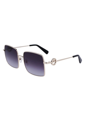 Longchamp Grey Gradient Square Ladies Sunglasses LO162S 753 55
