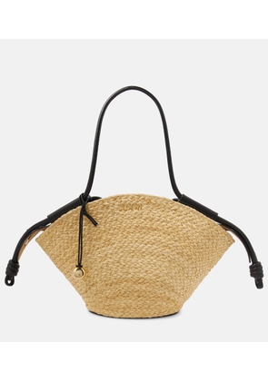 Loewe Paseo Small raffia basket bag