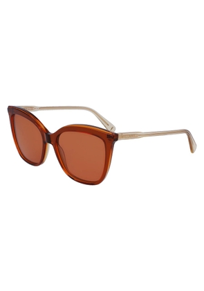Longchamp Brown Square Ladies Sunglasses LO729S 233 55