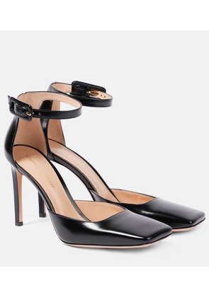 Gianvito Rossi 95 polished leather slingback pumps