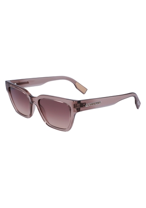 Lacoste Grey Gradient Rectangular Ladies Sunglasses L6002S 035 53