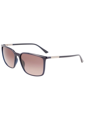 Calvin Klein Brown Square Unisex Sunglasses CK22522S 438 59