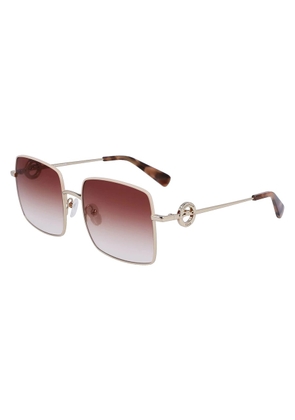 Longchamp Brown Gradient Square Ladies Sunglasses LO162S 748 55
