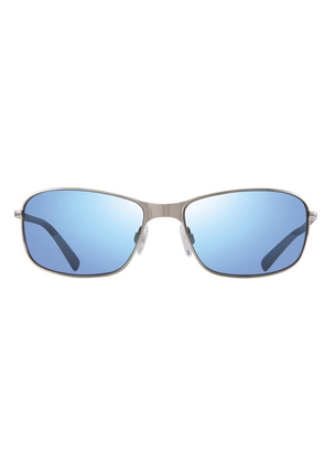 Revo Decoy Blue Water Polarized Rectangular Unisex Sunglasses RE 1084 03 BL 60