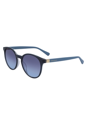 Longchamp Blue Oval Ladies Sunglasses LO658S 424 51