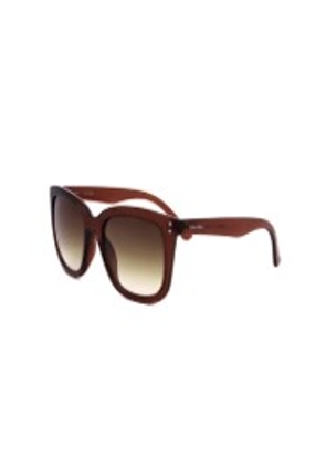 Calvin Klein Brown Gradient Square Ladies Sunglasses CK22550S 210 53