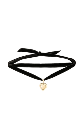 Loren Stewart Xl Puff Love Necktie Necklace in 14k Yellow Gold - Metallic Gold. Size all.
