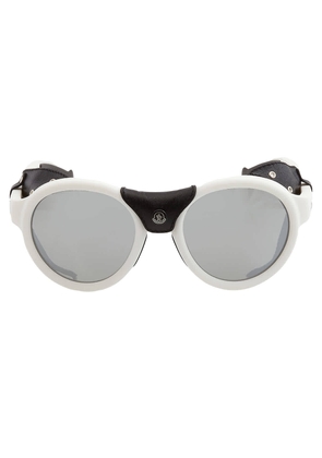 Moncler Grey Round Unisex Sunglasses ML0046 21C 52