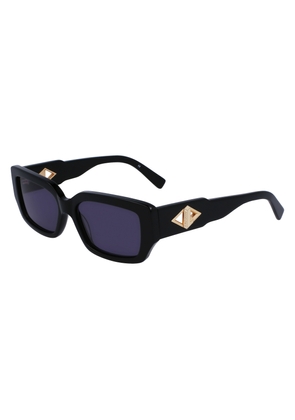 Lacoste Blue Rectangular Ladies Sunglasses L6021S 001 55