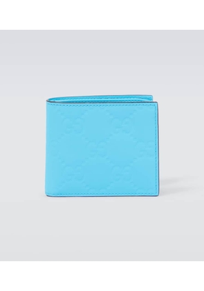 Gucci GG canvas leather wallet
