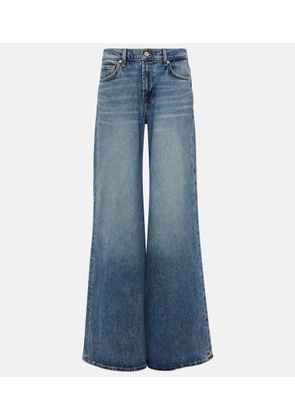 7 For All Mankind Willow mid-rise wide-leg jeans