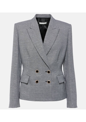 Alessandra Rich Houndstooth wool-blend jacket