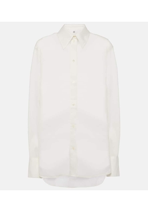 Toteme Oversized cotton-blend shirt