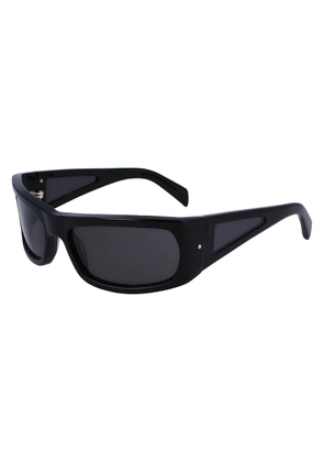 Salvatore Ferragamo Dark Grey Wrap Unisex Sunglasses SF1099S 001 63