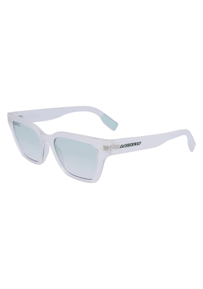 Lacoste Blue Rectangular Ladies Sunglasses L6002S 970 53