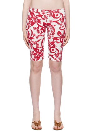 Gimaguas Red & White Lulu Shorts