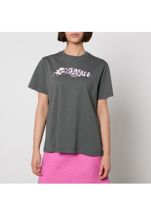 Ganni Future Printed Cotton-Jersey T-Shirt - XS