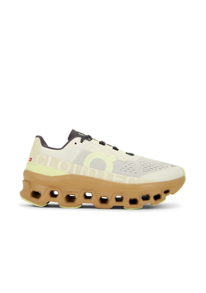 On Cloudmonster Exclusive in Cream & Dune - Cream. Size 10.5 (also in ).
